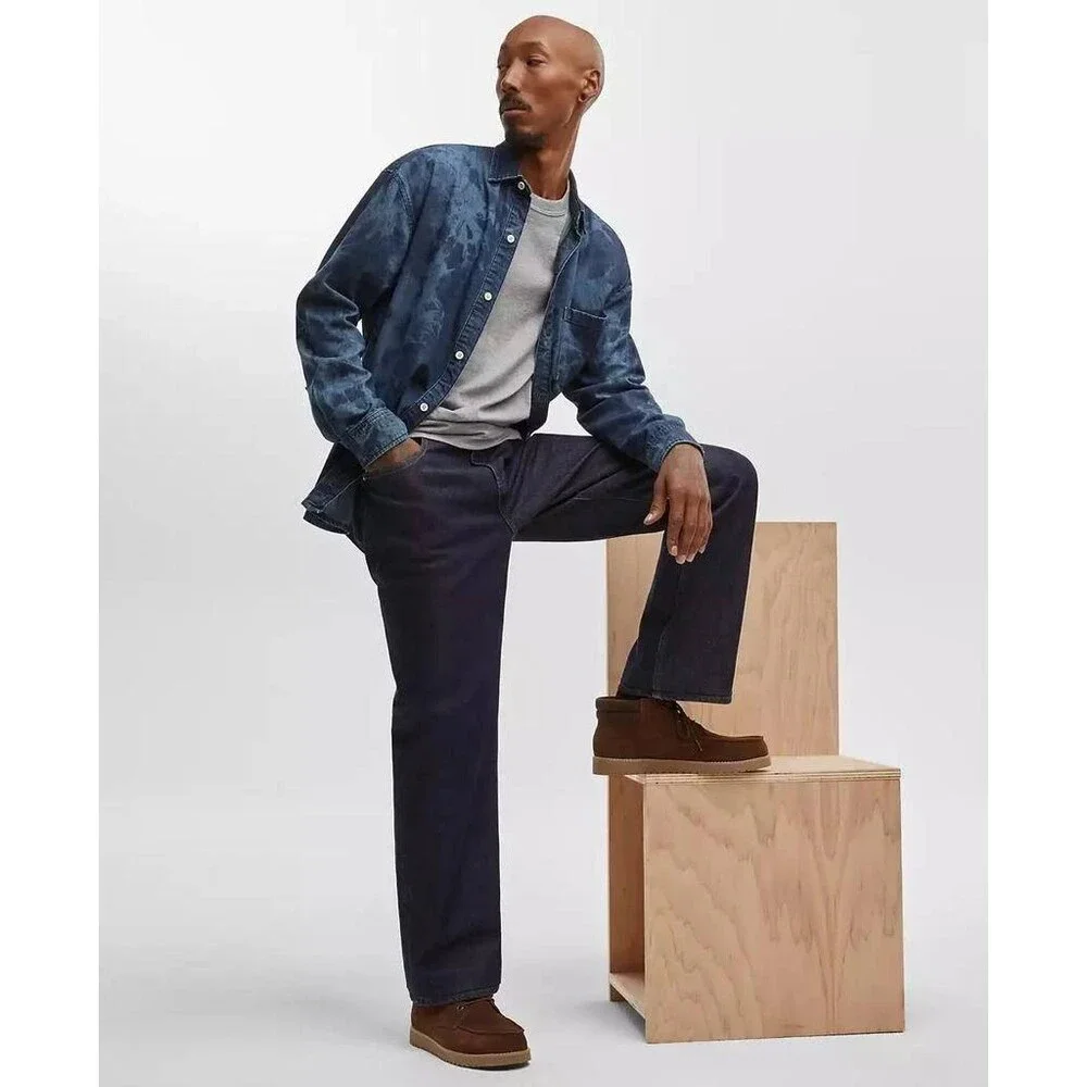 Mode of One Men’s Straight‑Fit Jeans Blue Size 32x32 NWT $69.50 - Picture 2 of 10